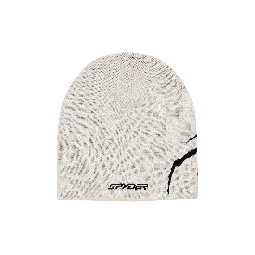 Supreme Spyder Beanie White – boční pohled | Purekickz