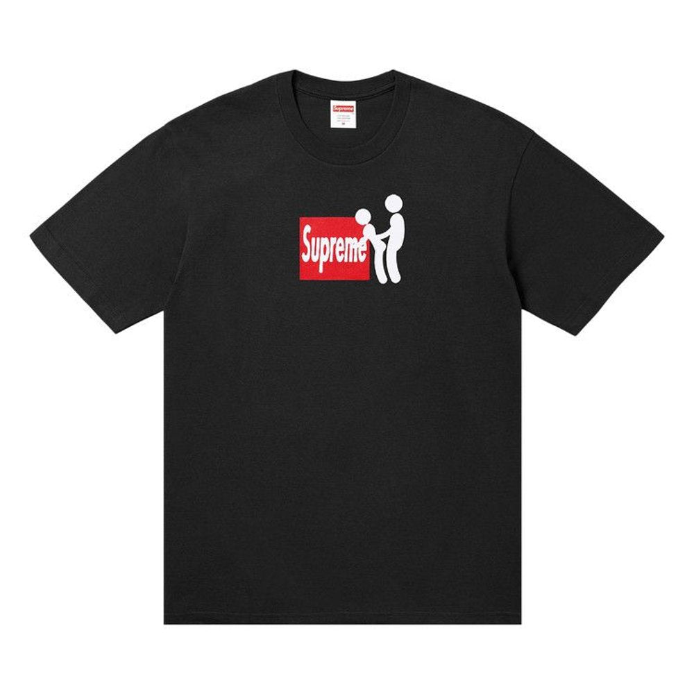 Supreme Stick Tee 'Black' – hlavní pohled | Purekickz