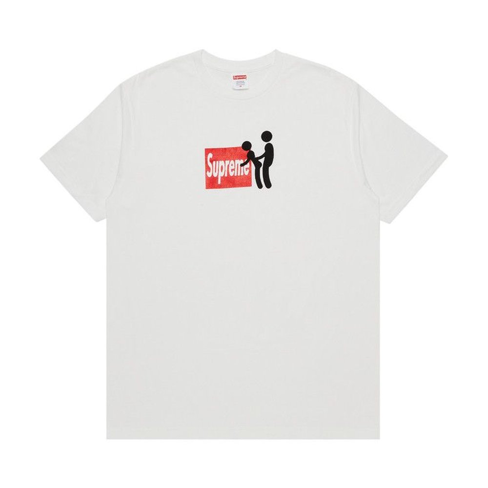 Supreme Stick Tee 'White' – hlavní pohled | Purekickz