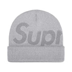 Supreme Studded Knockout Big Logo Beanie Grey – hlavní pohled | Purekickz