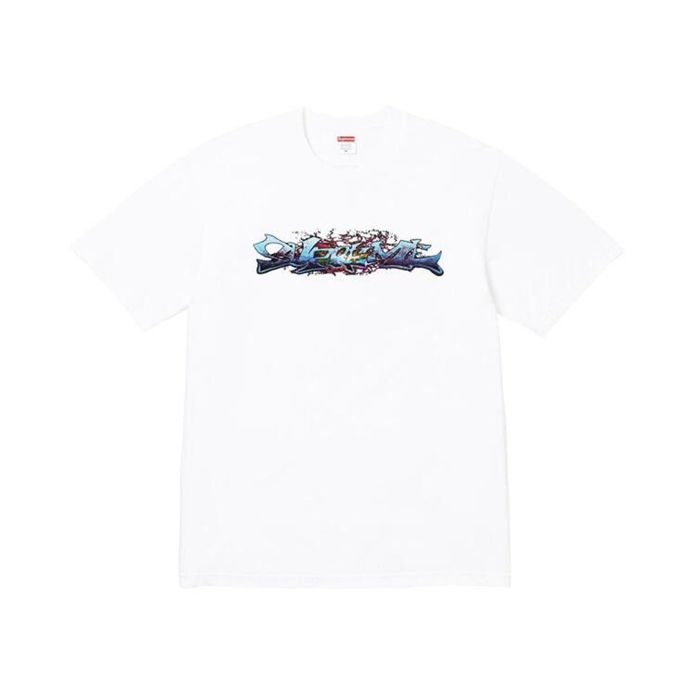 Supreme Tag Tee White