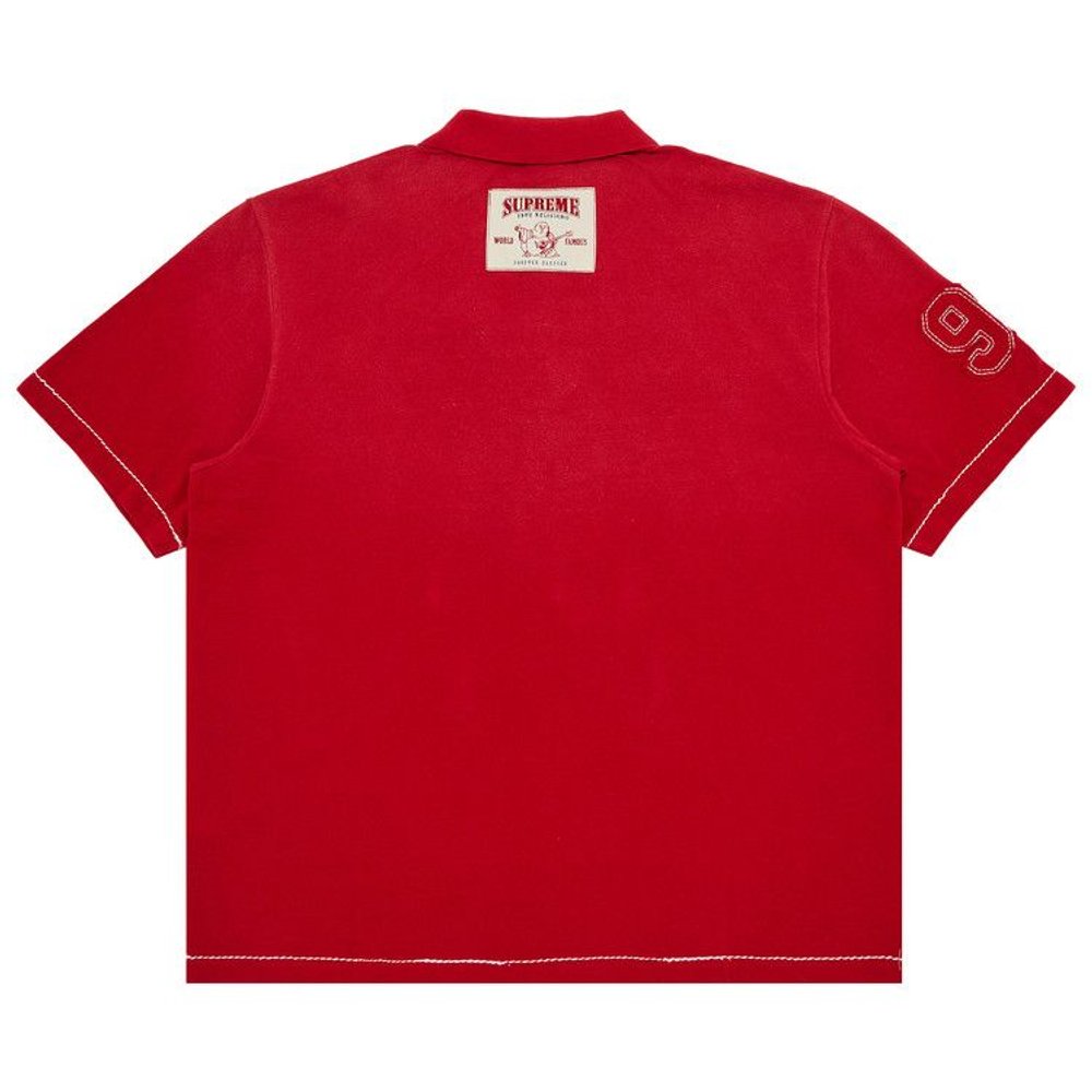 Supreme True Religion Applique Polo Red Skladem | Purekickz