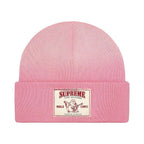 Supreme True Religion Beanie (FW25) Pink – boční pohled | Purekickz