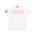 Supreme Twill Appliqué Polo White – hlavní pohled | Purekickz