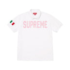 Supreme Twill Appliqué Polo White – hlavní pohled | Purekickz