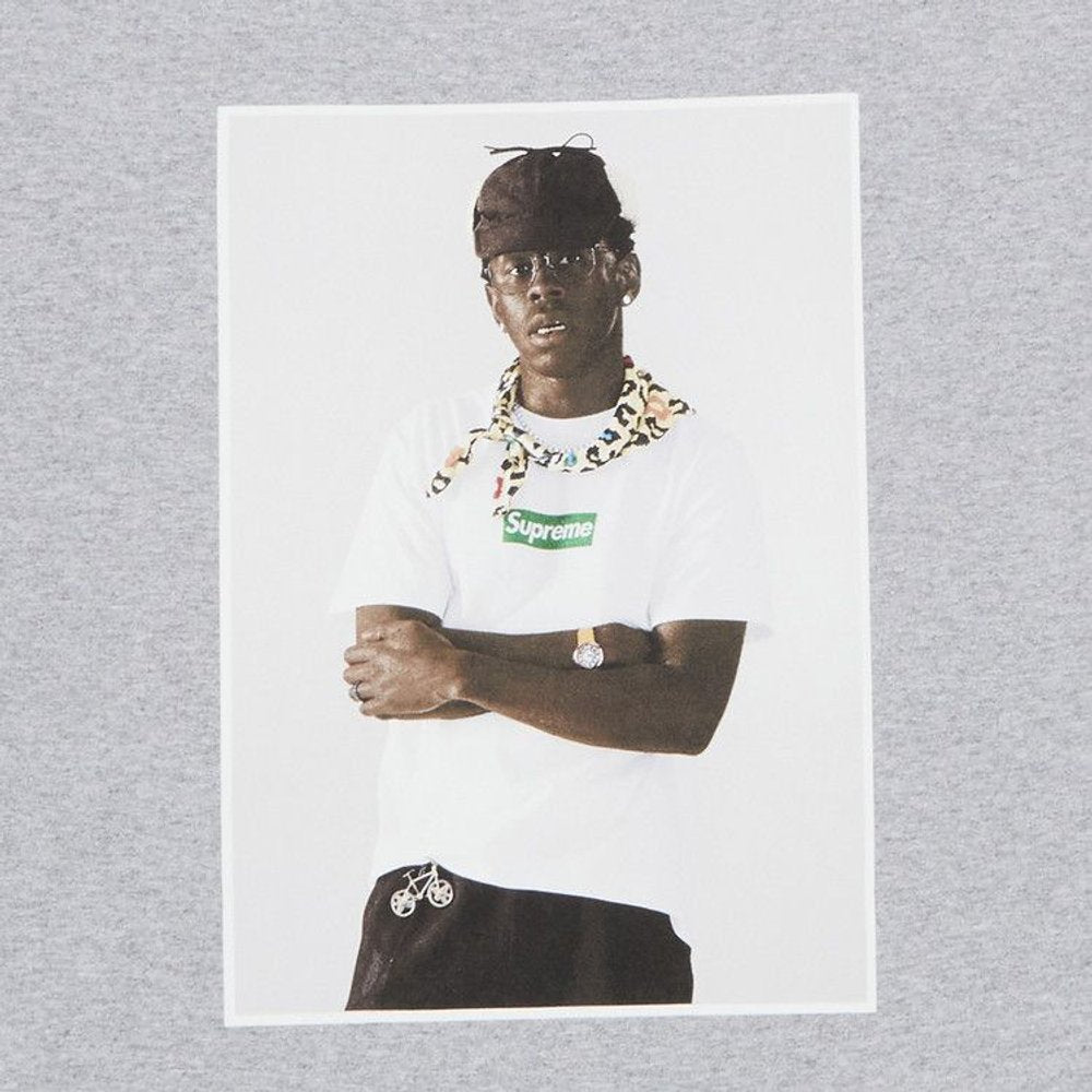 Supreme Tyler, The Creator Tee 'Heather Grey' – boční pohled | Purekickz