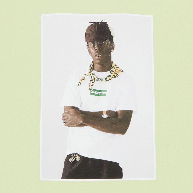 Supreme Tyler The Creator Tee Pale Mint – boční pohled | Purekickz