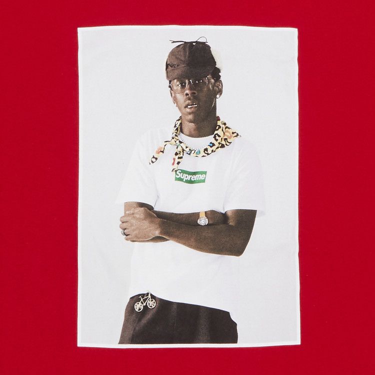 Supreme Tyler The Creator Tee Red – boční pohled | Purekickz