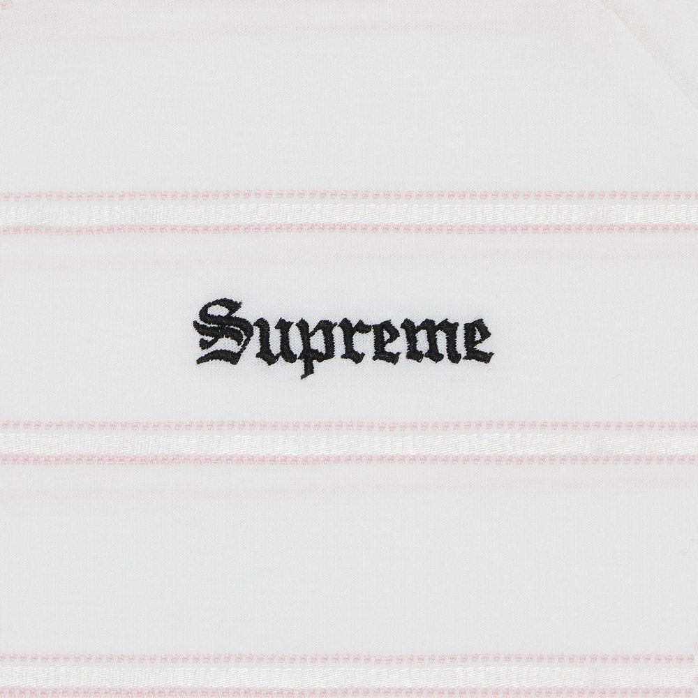 Supreme Umbro Stripe Soccer Jersey White – detail | Purekickz