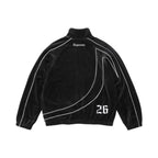 Supreme Umbro Velour Track Jacket Black