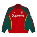 Supreme Umbro Zip Up Sweater Red – hlavní pohled | Purekickz