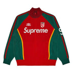 Supreme Umbro Zip Up Sweater Red – hlavní pohled | Purekickz