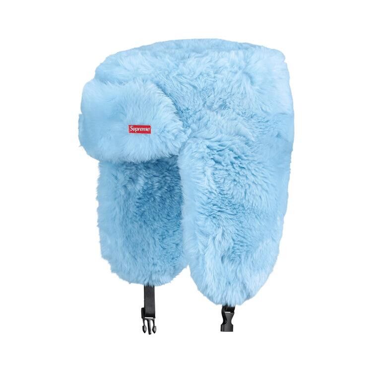 Supreme Ushanka Hat (FW25) Light Blue – hlavní pohled | Purekickz