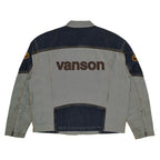 Supreme Vanson Leathers Cordura Cotton Jacket Denim – boční pohled | Purekickz
