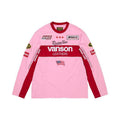 Supreme Vanson Leathers L/S Top Pink – hlavní pohled | Purekickz