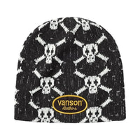 Supreme Vanson Leathers Skull Beanie Black – hlavní pohled | Purekickz
