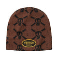 Supreme Vanson Leathers Skull Beanie Brown