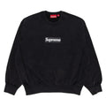 Supreme Washed Box Logo Crewneck Black – hlavní pohled | Purekickz