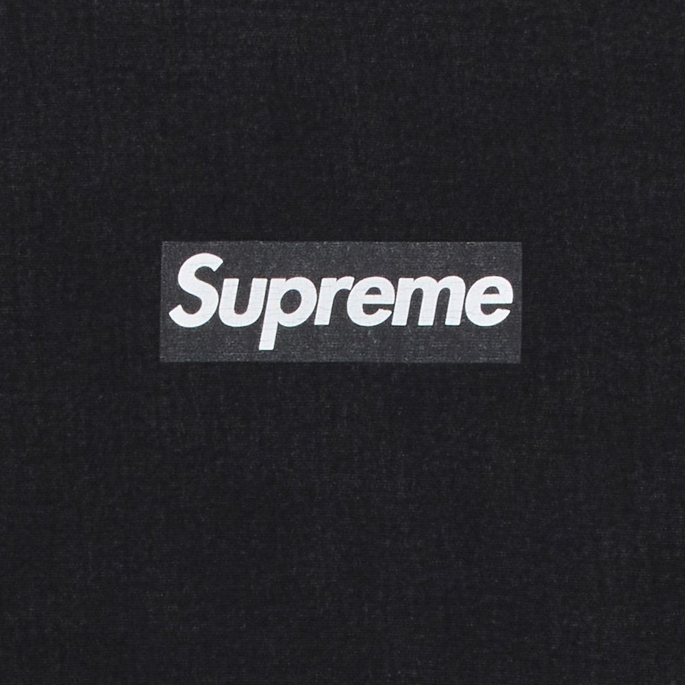 Supreme Washed Box Logo Crewneck Black – boční pohled | Purekickz