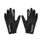 Supreme WINDSTOPPER Zip Gloves (FW25) Black – hlavní pohled | Purekickz