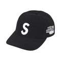 Supreme World Famous S Logo 6-Panel Black – hlavní pohled | Purekickz