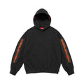 Supreme Woven Patches Hooded Sweatshirt Black – hlavní pohled | Purekickz