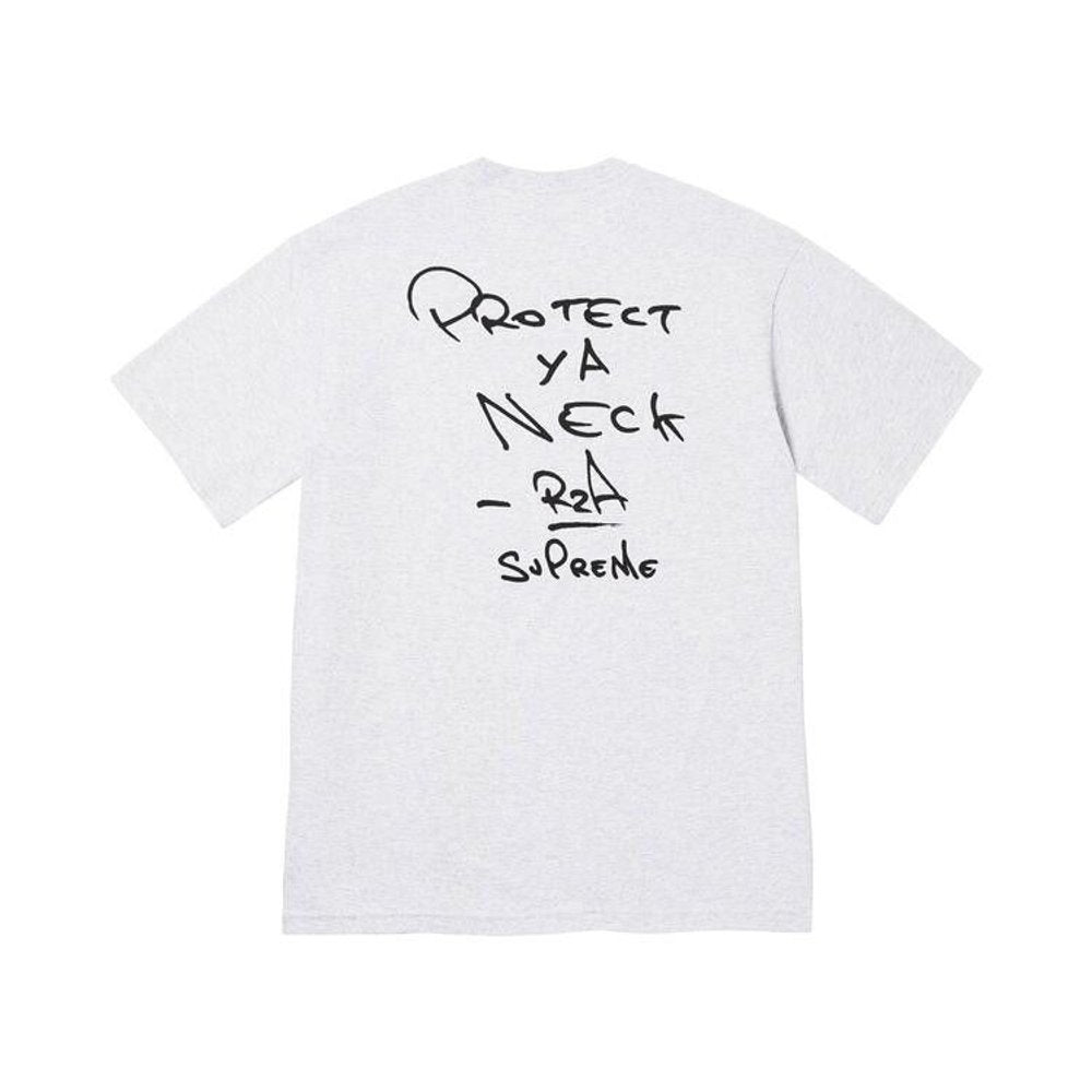 Supreme Wu-Tang Clan RZA Tee Ash Grey – boční pohled | Purekickz