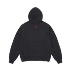 Supreme x Jordan Zip Up Hooded Sweatshirt Black – boční pohled | Purekickz