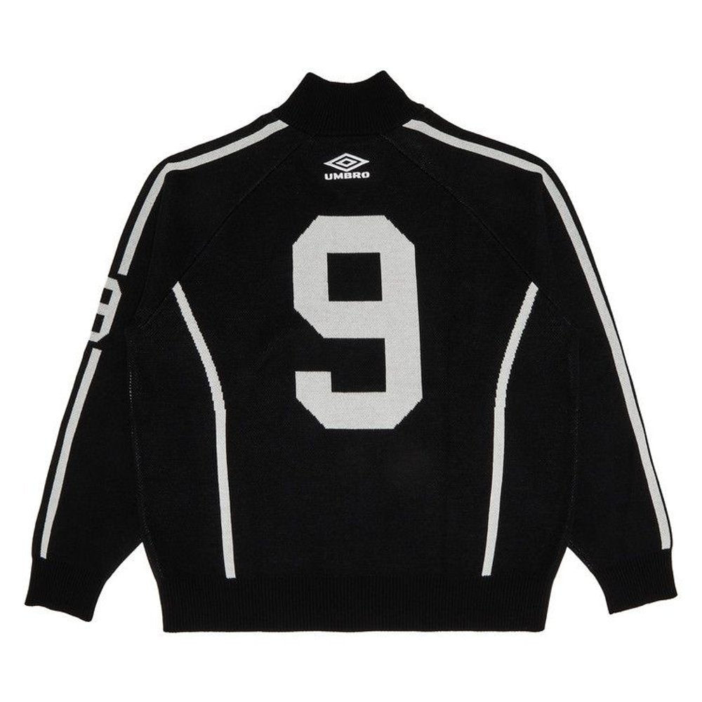 Supreme x Umbro Zip Up Sweater Black – boční pohled | Purekickz