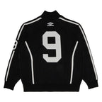 Supreme x Umbro Zip Up Sweater Black – boční pohled | Purekickz