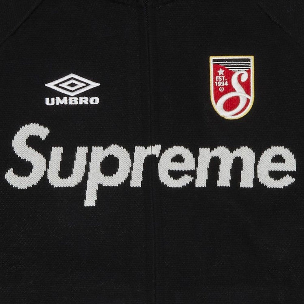 Supreme x Umbro Zip Up Sweater Black