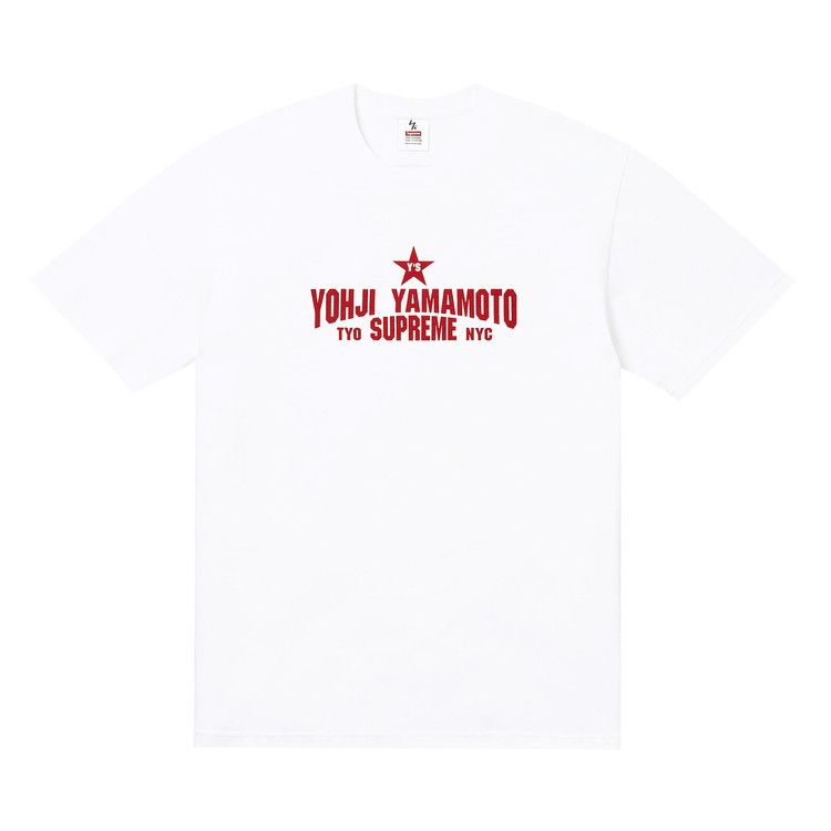 Supreme Y's by Yohji Yamamoto Star Tee White – hlavní pohled | Purekickz