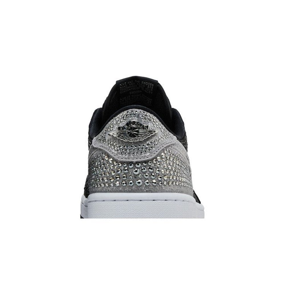 Swarovski x Wmns Air Jordan 1 Retro Low OG Shadow – detail materiálu | Purekickz