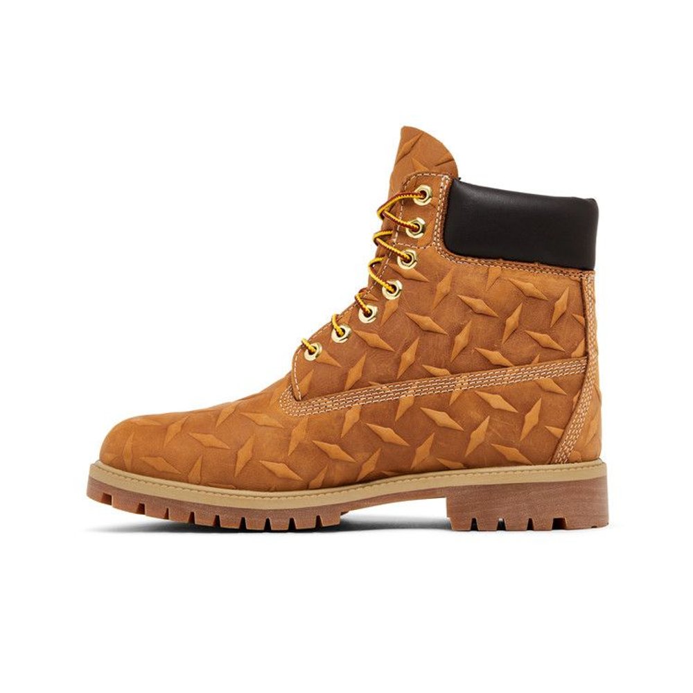Timberland 6" Premium Waterproof Boot Supreme Diamond Plate Wheat