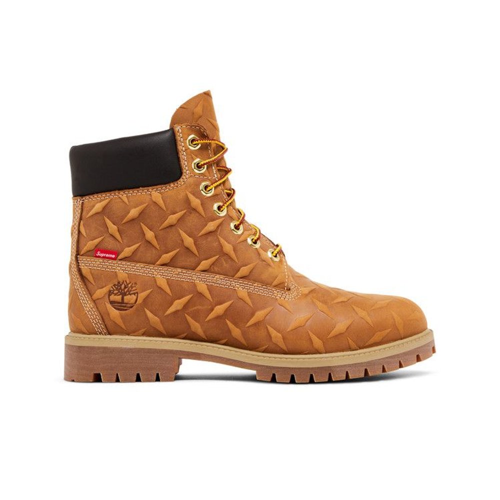 Timberland 6" Premium Waterproof Boot Supreme Diamond Plate Wheat