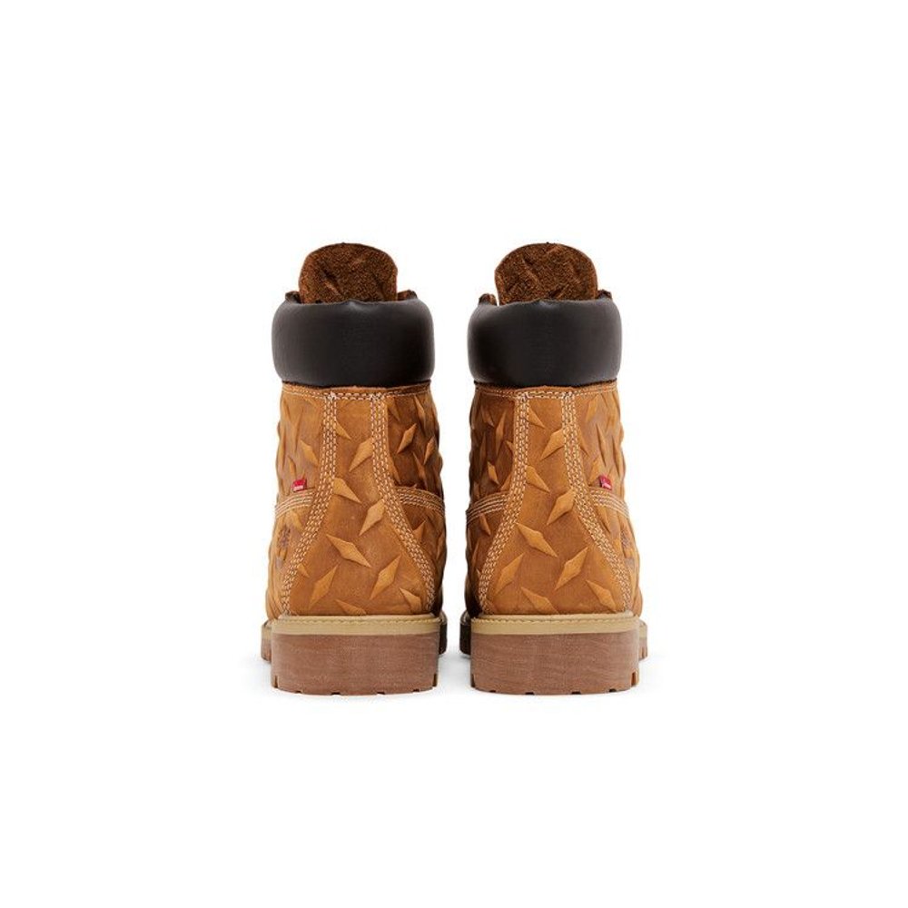 Timberland 6" Premium Waterproof Boot Supreme Diamond Plate Wheat