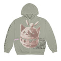 Travis Scott New Sight Zip Up Hoodie Olive – hlavní pohled | Purekickz