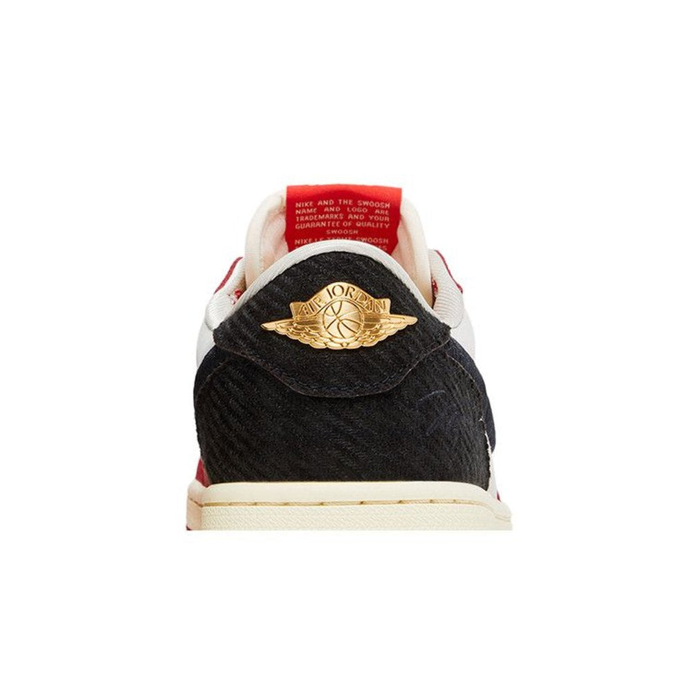 Trophy Room x Air Jordan 1 Retro Low OG SP 'Rookie Card - Away' – detail materiálu | Purekickz