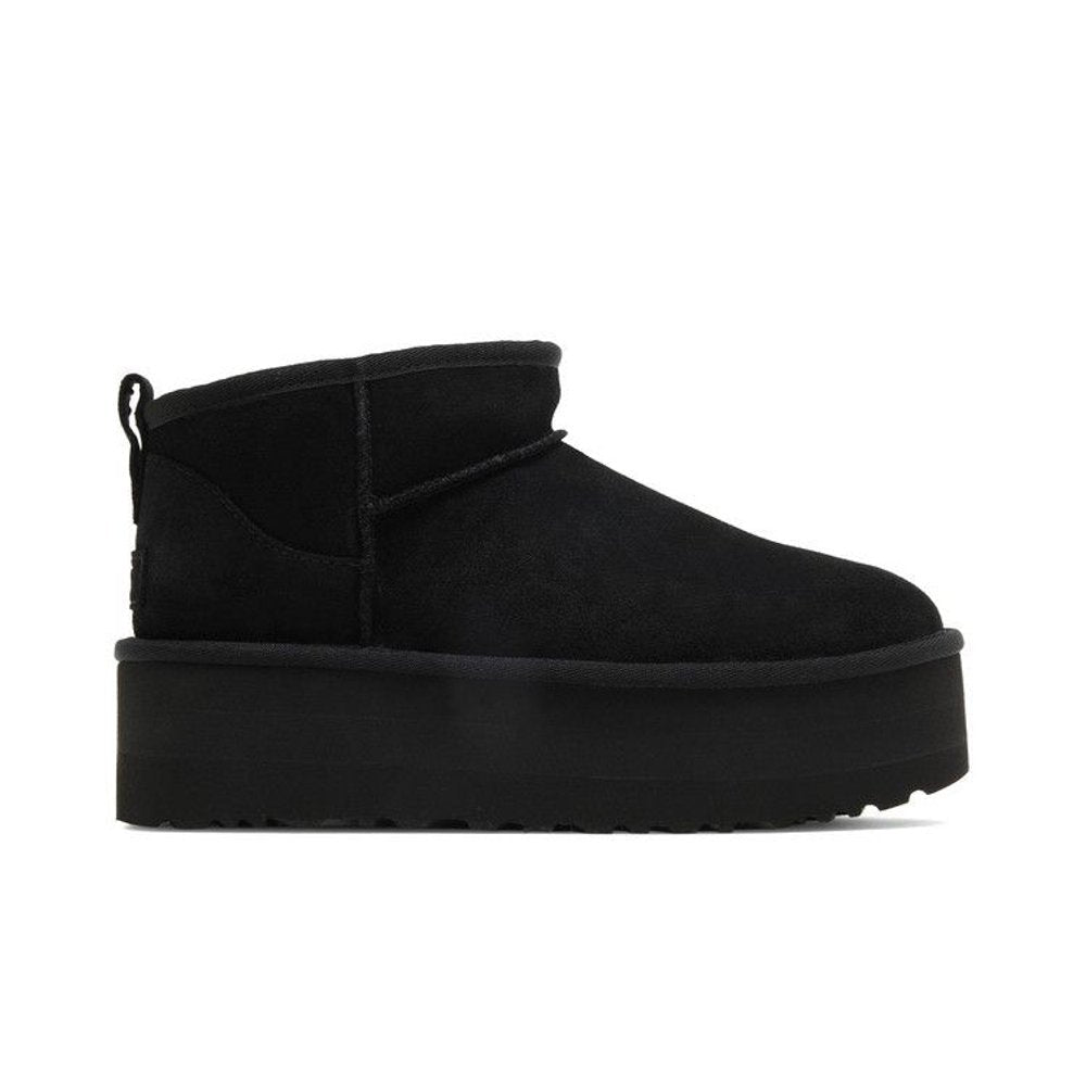 UGG Classic Ultra Mini Platform Boot Black (Women's) – boční pohled | Purekickz