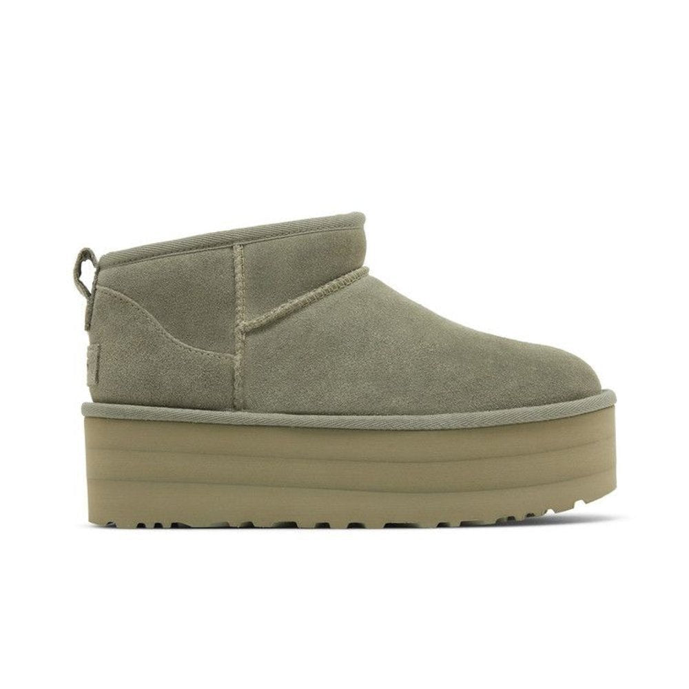 UGG Classic Ultra Mini Platform Boot Shaded Clover – boční pohled | Purekickz