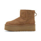 UGG Wmns Classic Mini Platform Boot 'Chestnut' – hlavní pohled | Purekickz