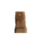 UGG Wmns Classic Mini Platform Boot 'Chestnut' – detail materiálu | Purekickz