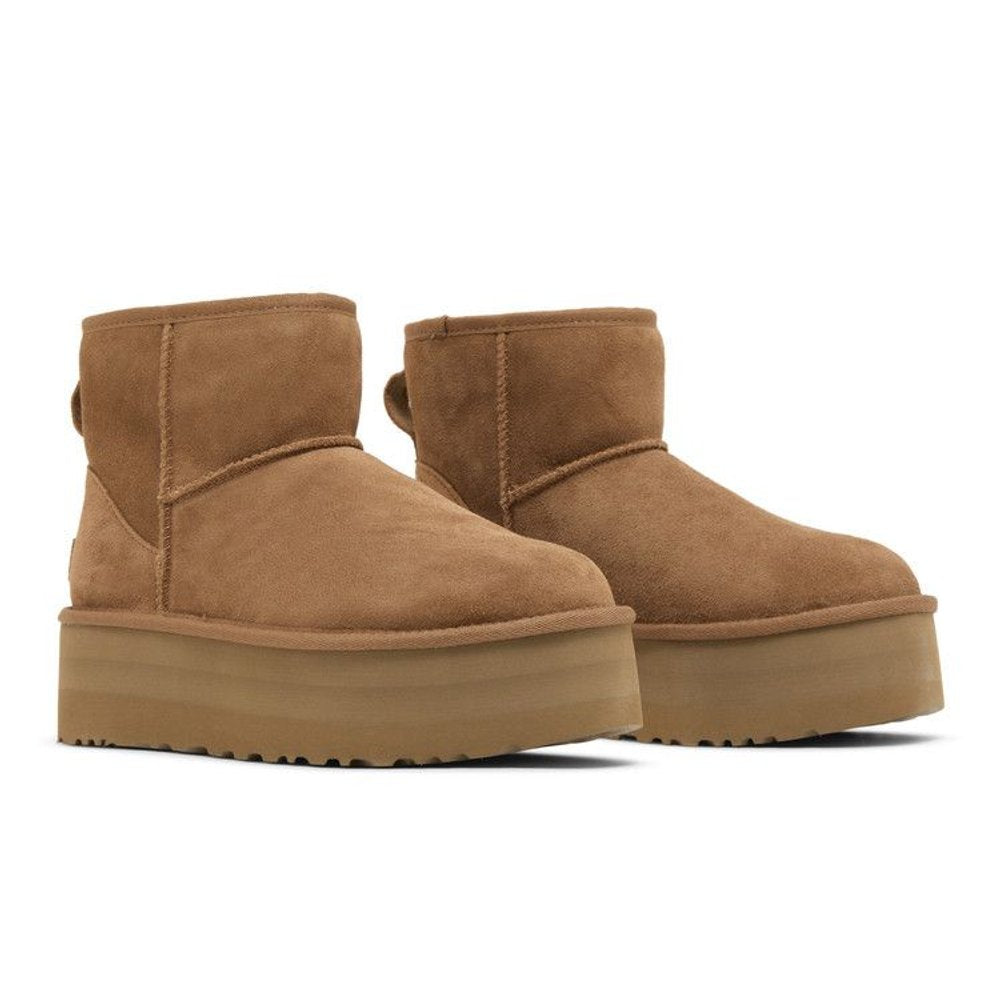 UGG Wmns Classic Mini Platform Boot 'Chestnut' – lifestyle foto | Purekickz