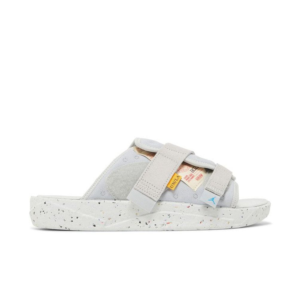 Union LA x Air Jordan Jordan Crater Slide 'Grey Fog' – boční pohled | Purekickz