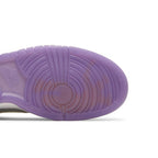 Union LA x Nike Dunk Low 'Passport Pack - Court Purple' – pohled shora | Purekickz