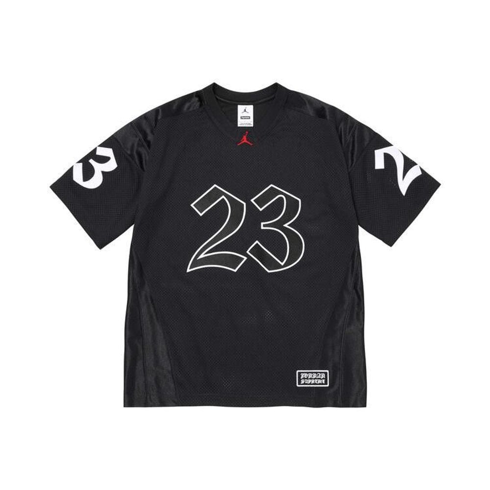 Supreme Jordan Jersey (SS26) Black – hlavní pohled | Purekickz