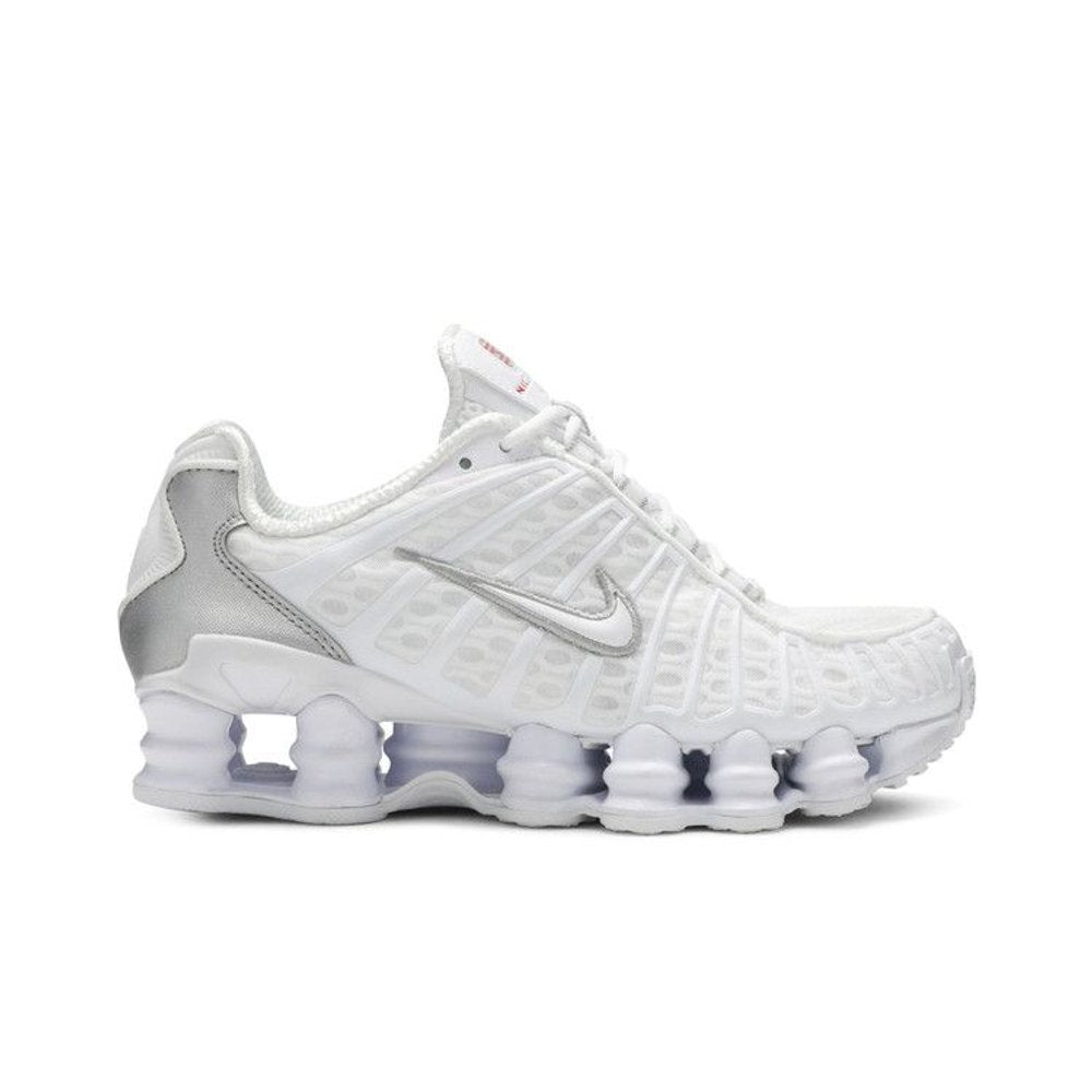 Nike Shox TL White Metallic Silver – boční pohled | Purekickz