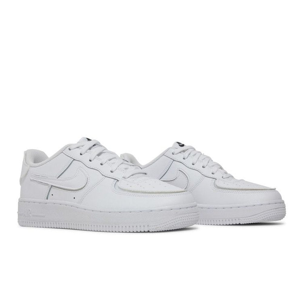Nike Air Force 1 Low 1/1 White (GS) – lifestyle foto | Purekickz