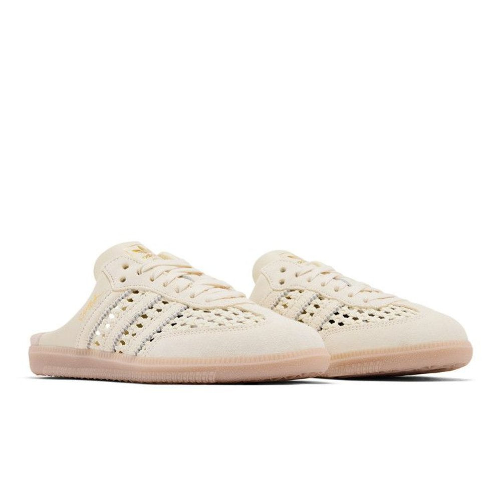 adidas Samba Mule Woven Basketweave Cream White (W) – lifestyle foto | Purekickz