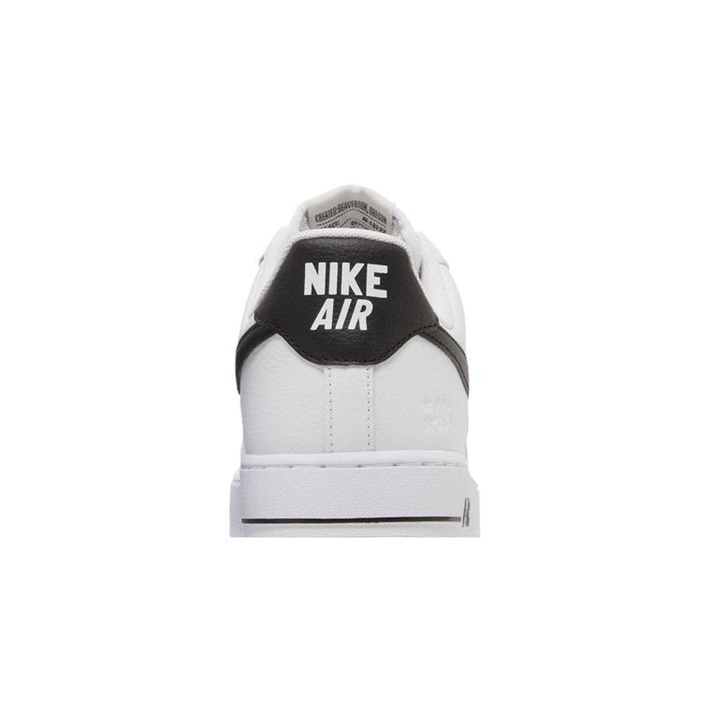 Nike Air Force 1 Low '07 LV8 40th Anniversary White Black – detail materiálu | Purekickz